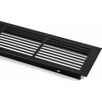 So-tech - 2er Pack - Lüftungsgitter Schlitzlochung Aluminium 500 x 86 mm schwarz So-tech - 2er Pack - Lüftungsgitter Schlitzlochung Aluminium 500 x 86 mm schwarz von SO-TECH