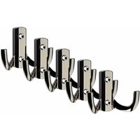 So-tech - 5 Stück Garderobenhaken julie strong kurz Chrom dunkel So-tech - 5 Stück Garderobenhaken julie strong kurz Chrom dunkel von SO-TECH