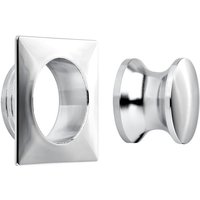 Aufschraubschloss Möbelschloss Caravan-Schloss Türschschloss Knopfset eckig 19 mm Chrom poliert Aufschraubschloss Möbelschloss Caravan-Schloss Türschschloss Knopfset eckig 19 mm Chrom poliert von SO-TECH
