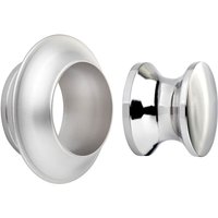 So-tech - Aufschraubschloss Möbelschloss Caravan-Schloss Türschschloss Knopfset rund 13 mm Edelstahloptik von SO-TECH