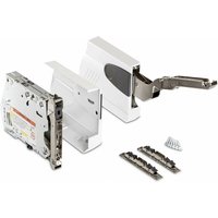 Blum aventos hk seidenweiß Hochklappenbeschlag Komplett-Set inkl. Fronthalter und Abdeckkappen lf 3200-9000 (20K2900) von SO-TECH