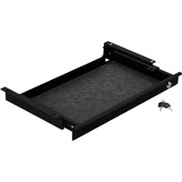 CAVO Schreibtisch Unterbauschublade abschließbar Breite: 500 mm schwarz von SO-TECH