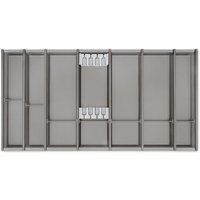 Cuisio Besteckeinsatz Besteckkasten Transluzent-graphitgrau für Blum Legrabox 473 mm mit Korpusbreite 1000 mm Cuisio Besteckeinsatz Besteckkasten Transluzent-graphitgrau für Blum Legrabox 473 mm mit Korpusbreite 1000 mm von SO-TECH