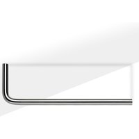 Garderobenstange Norma II L-Form L: 230 mm Chrom poliert von SO-TECH