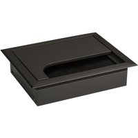 Cavo - Kabeldurchlass Kabeldose eckig 100 x 80 mm Silber eloxiert von CAVO