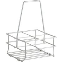 Flaschentragekorb mit Bodengleitern für 4 Flaschen, Chrom matt - Kesseböhmer Flaschentragekorb mit Bodengleitern für 4 Flaschen, Chrom matt - Kesseböhmer von KESSEBÖHMER