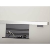 Linero MosaiQ Starterset Profilleiste 1500 mm + Universalablage + 2er Hakenleiste Graphitschwarz exklusiv von sotech - Kesseböhmer Linero MosaiQ Starterset Profilleiste 1500 mm + Universalablage + 2er Hakenleiste Graphitschwarz exklusiv von sotech - Kesseböhmer von KESSEBÖHMER