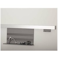 Kesseböhmer - Linero MosaiQ Starterset Profilleiste 900 mm + Universalablage + 2er Hakenleiste Titangrau exklusiv von sotech von KESSEBÖHMER
