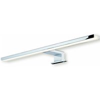 Led Spiegelleuchte Anbauleuchte aalto Aluminium Stahl chrom poliert Länge 500 mm Badleuchte warmweiß 3000 k IP44 geprüft 8W 230V von SO-TECH