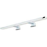 Led Spiegelleuchte Anbauleuchte aalto Aluminium Stahl chrom poliert Länge 800 mm Badleuchte warmweiß 3000 k IP44 geprüft 13W 230V von SO-TECH