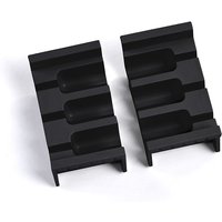 Messereinsatz für 100er Cuisio Schubladeneinsatz anthrazit 93 x 44 x 53 mm für 3 Messer von SO-TECH