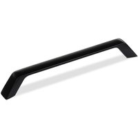 Möbelgriff Bügelgriff BLACKLINE II BA 160 mm schwarz matt inkl. Schrauben, 10 Stück von SO-TECH