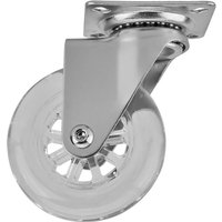 Möbelrolle swift ø 75 mm Tragkraft bis 35 Kg je Rolle Transparent ohne Feststeller Möbelrolle swift ø 75 mm Tragkraft bis 35 Kg je Rolle Transparent ohne Feststeller von SO-TECH