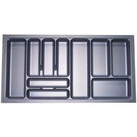 I Besteckeinsatz Besteckkasten silbergrau 1000 mm für Blum Tandembox u. ModernBox - Orga-box von ORGA-BOX