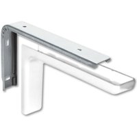 So-tech - Regalkonsole Regalbodenträger mit Abdeckung Größe: 12 cm weiß von SO-TECH