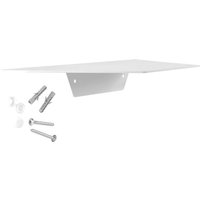 SOTECH Design Wandregal HOVER 35 x 13 cm 4 cm Höhe inkl. Befestigungsset für Wandmontage, weiß, 1 Stück von SO-TECH