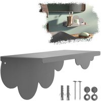 SOTECH Design Wandregal HOVER-XI 25 x 10 x 10 cm inkl. Befestigungsset für Wandmontage, anthrazit, 1 Stück von SO-TECH