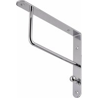 SOTECH Garderobenkonsole Regalbodenträger RK01 mit Haken Chrom poliert, 2 Stück von SO-TECH