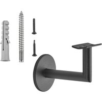 SOTECH Handlaufhalter CLASSIC Höhe 67,8 mm Ausladung 67,5 mm für Handläufe mit Ø 45 mm, Schwarz, 3 Stück von SO-TECH