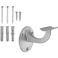 SOTECH Handlaufhalter COMPACT Höhe 68 mm Ausladung 65 mm für Handläufe mit Ø 45 mm, Silber, 3 Stück von SO-TECH