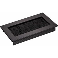 SOTECH Kabeldurchlass TONDO schwarz eloxiert Länge 100 mm von SO-TECH