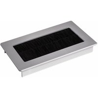 SOTECH Kabeldurchlass TONDO silber eloxiert Länge 100 mm von SO-TECH