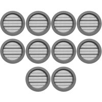 SOTECH Lüftungsgitter zum Einlassen mit Abdeckrand Belüftung Innen und Außen - 10 Stück Ø 49 mm / Einbau-Ø: 39 mm / Einbautiefe: 7 mm SOTECH Lüftungsgitter zum Einlassen mit Abdeckrand Belüftung Innen und Außen - 10 Stück Ø 49 mm / Einbau-Ø: 39 mm / Einbautiefe: 7 mm von SO-TECH