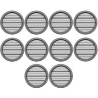 SOTECH Lüftungsgitter zum Einlassen mit Abdeckrand Belüftung Innen und Außen - 10 Stück Ø 65 mm / Einbau-Ø: 55 mm / Einbautiefe: 7 mm SOTECH Lüftungsgitter zum Einlassen mit Abdeckrand Belüftung Innen und Außen - 10 Stück Ø 65 mm / Einbau-Ø: 55 mm / Einbautiefe: 7 mm von SO-TECH