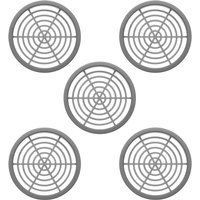 SOTECH Lüftungsgitter zum Einlassen mit Abdeckrand Belüftung Innen und Außen - 5 Stück Ø 65,2 mm / Einbau-Ø: 60 mm / Einbautiefe: 9 mm SOTECH Lüftungsgitter zum Einlassen mit Abdeckrand Belüftung Innen und Außen - 5 Stück Ø 65,2 mm / Einbau-Ø: 60 mm / Einbautiefe: 9 mm von SO-TECH