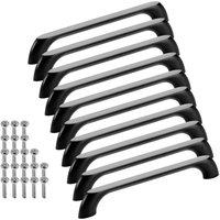 So-tech - sotech Möbelgriff Bügelgriff Blackline vii schwarz matt Schubladengriff Schrankgriff inkl. Schrauben - Bohrlochabstand (ba) 160 mm, 10 Stück von SO-TECH