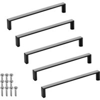 So-tech - sotech Möbelgriff Bügelgriff Blackline xi schwarz matt Schubladengriff Schrankgriff inkl. Schrauben - Bohrlochabstand (ba) 160 mm, 5 Stück von SO-TECH