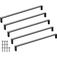 So-tech - sotech Möbelgriff Bügelgriff Blackline xi schwarz matt Schubladengriff Schrankgriff inkl. Schrauben - Bohrlochabstand (ba) 256 mm, 5 Stück von SO-TECH
