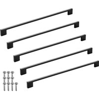 So-tech - sotech Möbelgriff Bügelgriff Blackline xii schwarz matt Schubladengriff Schrankgriff inkl. Schrauben - Bohrlochabstand (ba) 320 mm, 5 Stück von SO-TECH