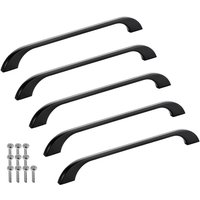 So-tech - sotech Möbelgriff Bügelgriff Blackline xiii schwarz matt Schubladengriff Schrankgriff inkl. Schrauben - Bohrlochabstand (ba) 192 mm, 5 Stück von SO-TECH