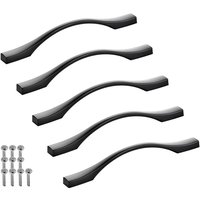So-tech - sotech Möbelgriff Bügelgriff Blackline xv schwarz matt Schubladengriff Schrankgriff inkl. Schrauben - Bohrlochabstand (ba) 128 mm, 5 Stück von SO-TECH