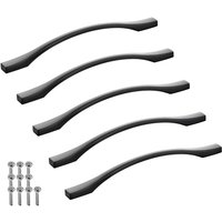 So-tech - sotech Möbelgriff Bügelgriff Blackline xv schwarz matt Schubladengriff Schrankgriff inkl. Schrauben - Bohrlochabstand (ba) 192 mm, 5 Stück von SO-TECH