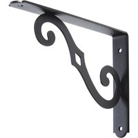 SOTECH Regalkonsole RK17 schwarz Tragkraft max. 30 kg pro Paar 200 x 140 mm von SO-TECH