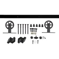 So-tech - Schiebetüren Set CHAMBER-2 2 m (von oben anschraubbar) schwarz von SO-TECH