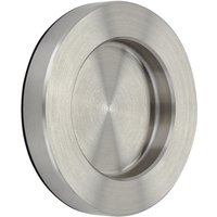 So-tech - Schiebetürgriff nala Griff-Ø: 70 mm selbstklebend Möbelgriff Edelstahl Muschelgriff für Glas-Türen & Zimmertüren Griffmuschel zum Aufkleben von SO-TECH