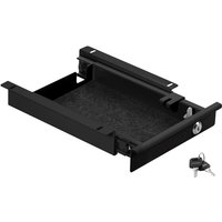 Cavo Schreibtisch Unterbauschublade abschließbar Breite: 220 mm schwarz von SO-TECH