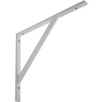 So-tech - Schwerlastkonsole Schwerlastwinkel Regalwinkel Wandkonsole Stahl, Tragkraft 75 kg / Paar, 495 x 415 mm weiß - 1 Stück von SO-TECH