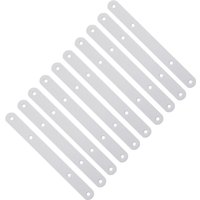 So-tech - 10 Stück Möbelverbinder Länge 200 mm Metall Verbindungslasche zum Schrauben Holz-Verbinder für zweiteilige Möbel-Fronten Flachverbinder von SO-TECH