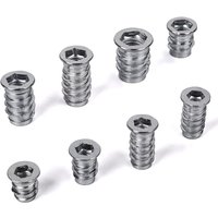 So-tech - 100 x profi Einschraubmuffen Eindrehmuffe mit Abdeckrand M10 x 20 mm Einschraubmutter aus verzinktem Stahl mit Innensechskant So-tech - 100 x profi Einschraubmuffen Eindrehmuffe mit Abdeckrand M10 x 20 mm Einschraubmutter aus verzinktem Stahl mit Innensechskant von SO-TECH