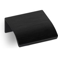 10er Pack - Griffleiste blankett alex 40 x 18 x 42 mm Aluminium schwarz gebürstet von SO-TECH