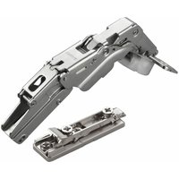 So-tech - 2 x Salice Topfband 155° Serie 200 mit Dämpfer im Topf Bohrbild T45 Mittelanschlag mit Linear-Montageplatte Höhe 3 mm mit vormontierten von SO-TECH