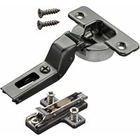 So-tech - 2 x Salice Topfband Serie 700 Titanium anthrazit mit Dämpfungssystem im Topf 110° T48 Innenanschlag inkl. Kreuz-Montageplatte Höhe 6 mm mit So-tech - 2 x Salice Topfband Serie 700 Titanium anthrazit mit Dämpfungssystem im Topf 110° T48 Innenanschlag inkl. Kreuz-Montageplatte Höhe 6 mm mit von SO-TECH