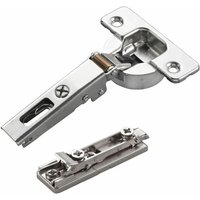 2 x Salice Topfband Serie 700 mit Dämpfer im Topf 110° Bohrbild T45 Eckanschlag inkl. Linear-Montageplatte Höhe 3 mm mit vormontierten Euroschrauben, 2 x Salice Topfband Serie 700 mit Dämpfer im Topf 110° Bohrbild T45 Eckanschlag inkl. Linear-Montageplatte Höhe 3 mm mit vormontierten Euroschrauben, von SO-TECH