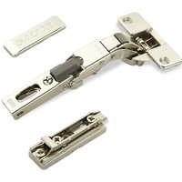 So-tech - 2 x Salice Universalscharniere 110° Bohrbild T52 Push Open für abgerundete, überfälzte und profilierte Türen mit Linear-Montageplatte Höhe von SO-TECH