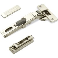 So-tech - 2 x Salice Universalscharniere 110° Bohrbild T52 für abgerundete, überfälzte und profilierte Türen mit Linear-Montageplatte Höhe 3 mm von SO-TECH