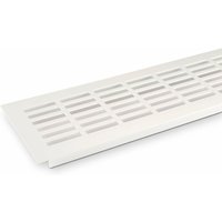 2er Pack - Lüftungsgitter Lochblech 480 x 81 mm Weiß 2er Pack - Lüftungsgitter Lochblech 480 x 81 mm Weiß von SO-TECH